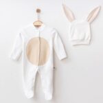 Bebek Patikli Tulum Şapka Set 3