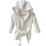 % 100 Organik Pamuklu 4 Katlı Müslin Bornoz